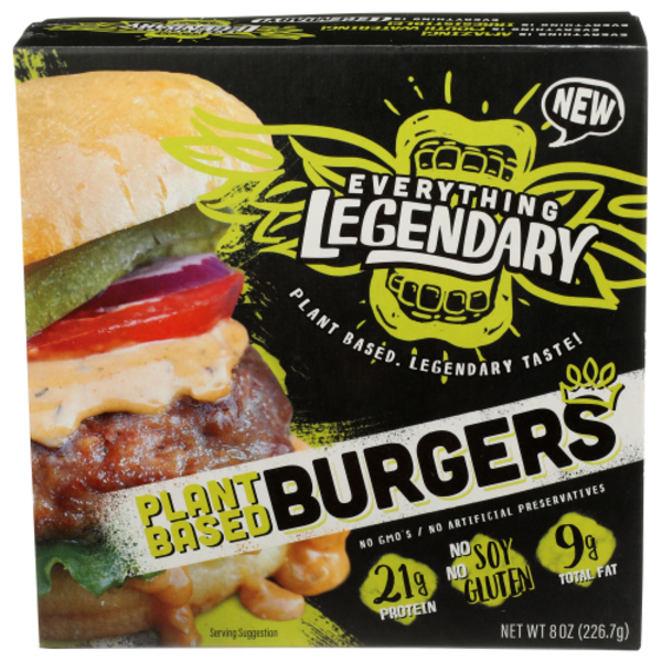 EVERYTHING LEGENDARY Plant Based Burgers Same-Day Delivery or