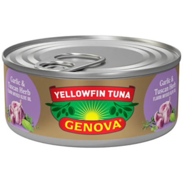 Genova Premium Yellowfin Tuna in Garlic and Tuscan Herb Infused Olive Oil
