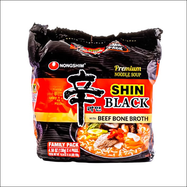Shin Ramyun Bone Nongshim Premium Black Shin Ramyun with Beef Bone Broth Same-Day ...