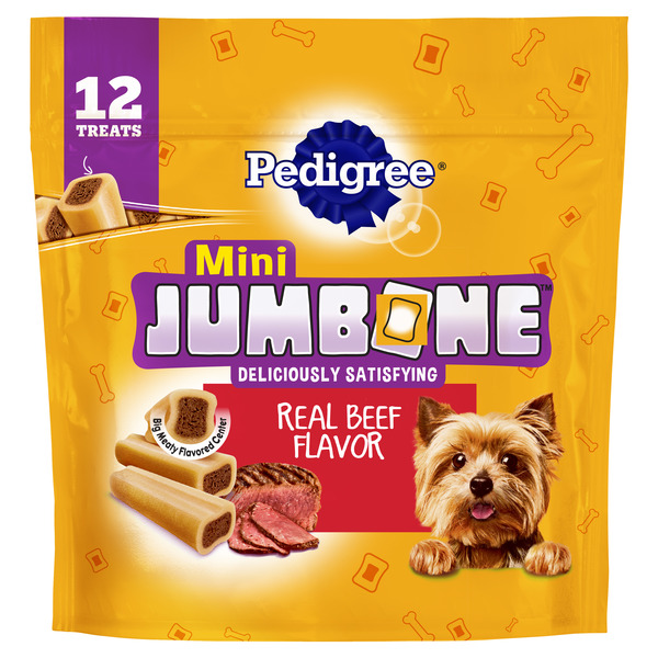Pedigree Treats for Dogs, Real Beef Flavor, Mini