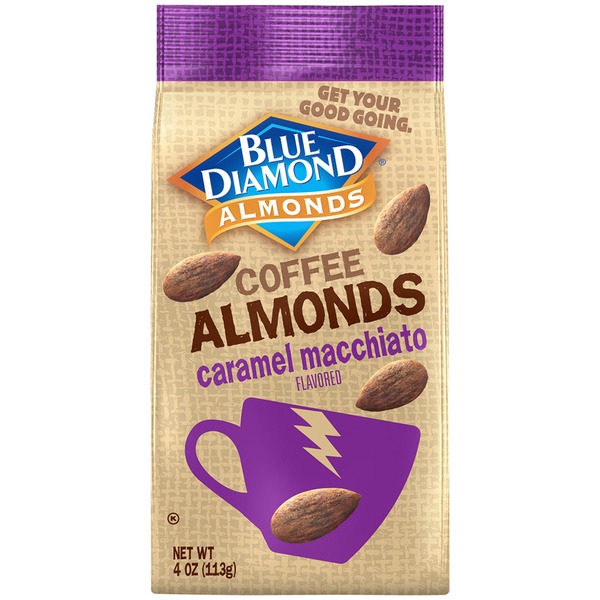 Blue Diamond Almonds Caramel Macchiato Coffee Almonds (4 oz) Instacart