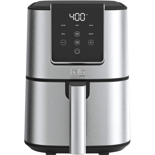 Bella Pro Touchscreen Slim Air Fryer - Stainless Steel