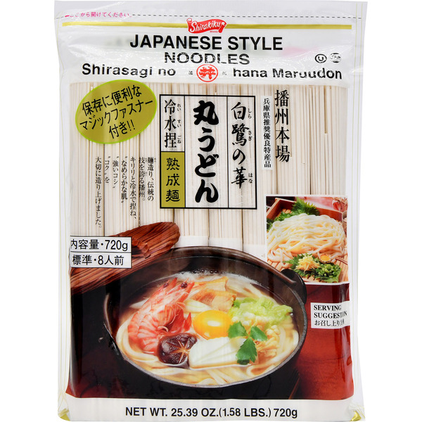 Shirakiku Shirasagi No Hana Maru Udon Japanese Style Noodles