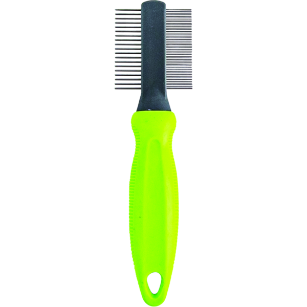Play On Puppy Double-Sided Comb for Dog Grooming