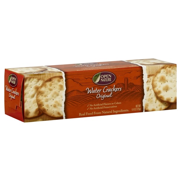 Open Nature Water Crackers, Original (4.4 oz) from Safeway Instacart