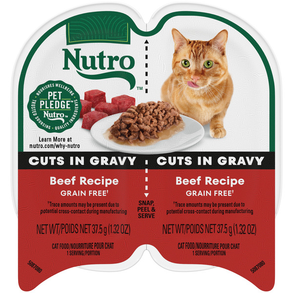 NUTRO Cuts in Gravy Beef Recipe Cat Food