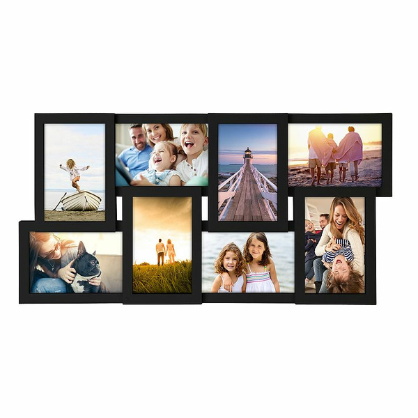 Malden 8-Opening Collage Frame - Black