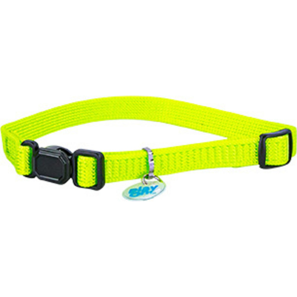 Play On Basic Cat Collar - Lime Green