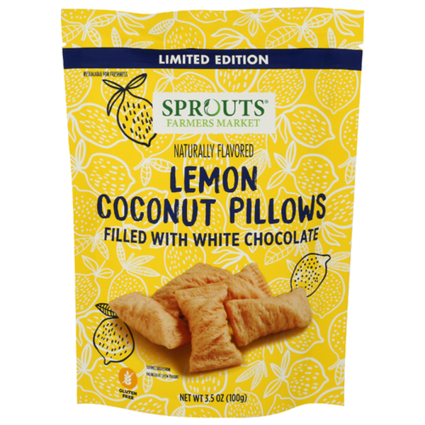 Sprouts White Chocolate Lemon Coconut Pillows