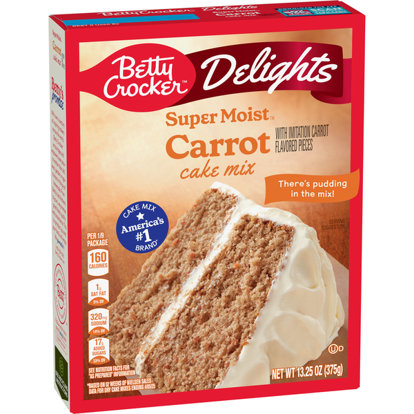 Betty Crocker Delights Super Moist Carrot Cake Mix