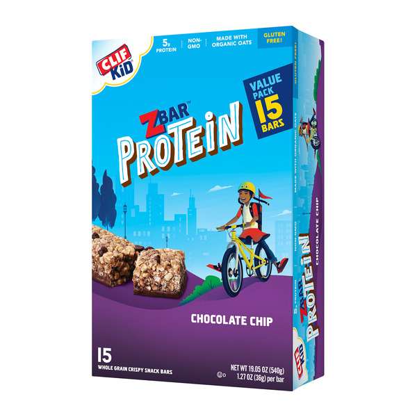ZBAR Chocolate Chip Crispy Protein Snack Bars