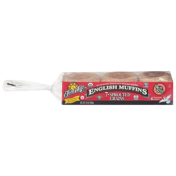 Food for Life English Muffins 7-Sprouted Grains