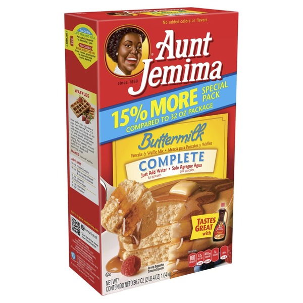 Aunt Jemima Pancake & Waffle Mix, Buttermilk, Complete, Special Pack