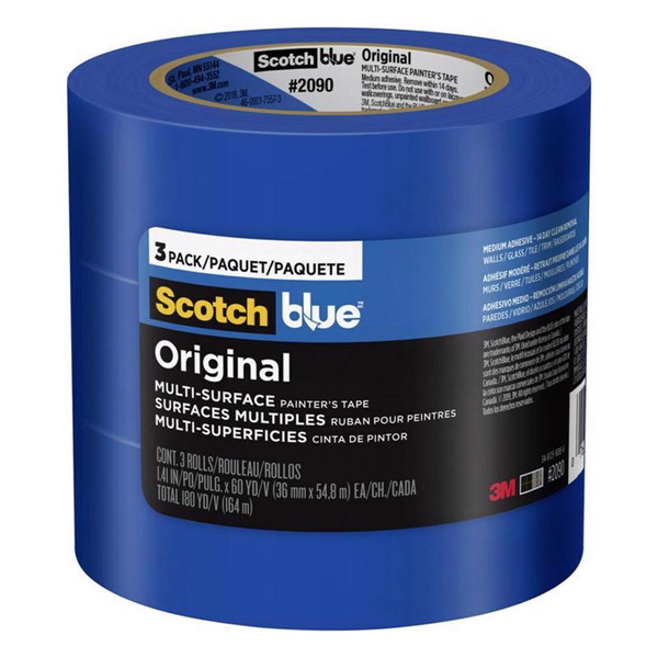 3M 1.41" x 60 Yard Scotch Blue General Purpose Painters Tape
