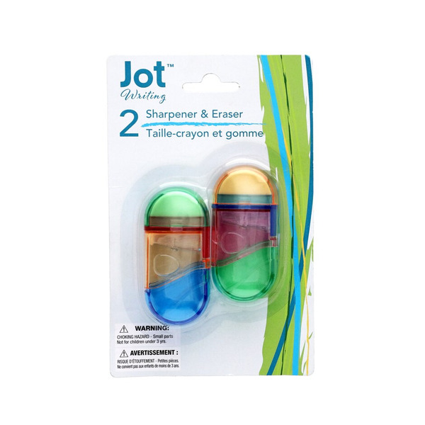 Jot Sharpener With Eraser Combo Same-Day Delivery | Dollar Tree
