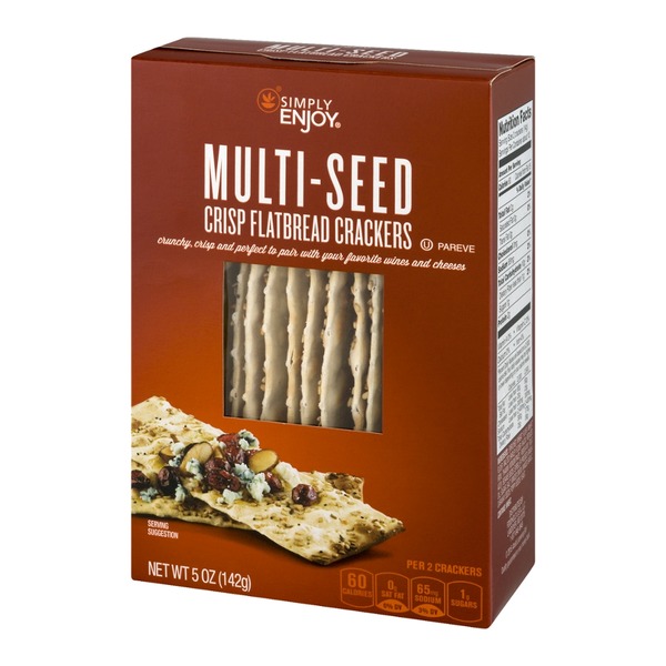 Simply Enjoy Crisp Flatbread Crackers MultiSeed (5 oz) Instacart