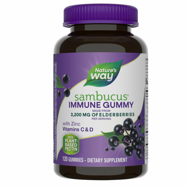Nature's Way Sambucus Elderberry Gummies, 120 ct