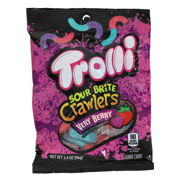 Billlie withmuu ラッキードロー　ハラム Trolli Sour Brite Crawlers Very Berry Gummi Candy Same-Day