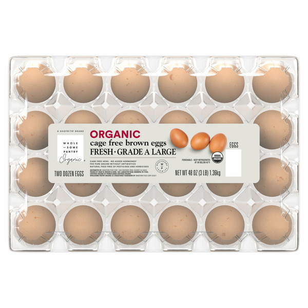 Wholesome Pantry Cage Free Brown Large Eggs Same-Day Delivery