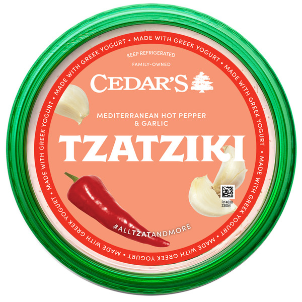一点もの・レア★zatsupakkyn ザツーパッキン Cedar's Mediterranean Hot Pepper & Garlic Tzatziki Same-Day