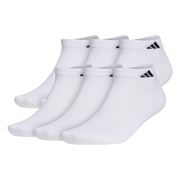 adidas Big & Tall adidas 6-pack Low-Cut Socks, Men's, Size: 12-15, White