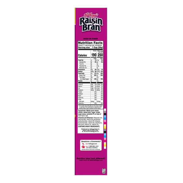 34 Kellogg's Raisin Bran Nutrition Label Labels Design Ideas 2020