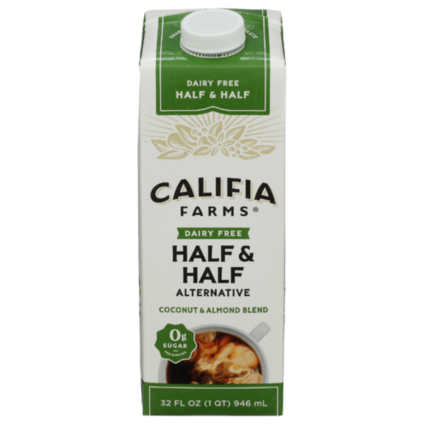Califia Farms Unsweetened Better Half Almond Milk Half and Half