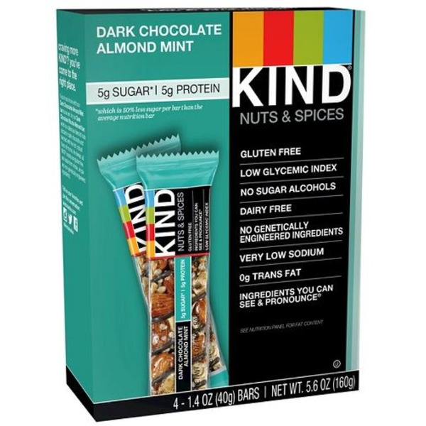 KIND - Dark Chocolate Almond Mint Bars - 1.4 oz