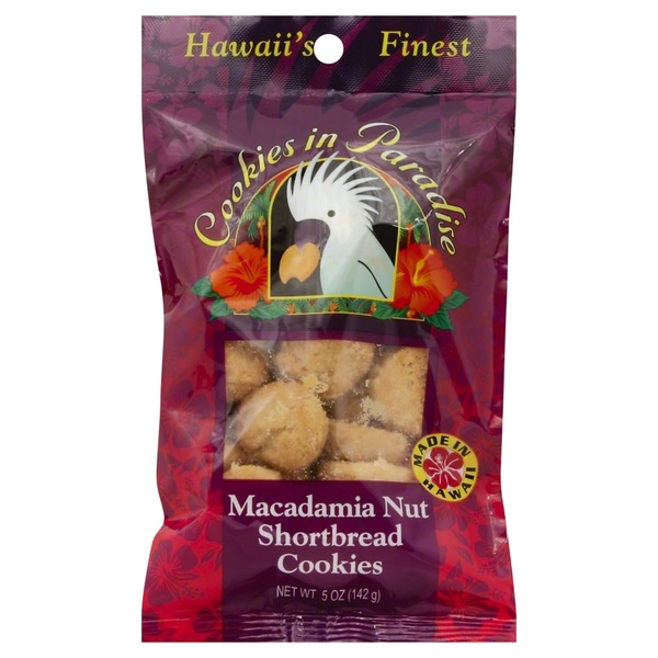 Cookies In Paradise Cookies, Shortbread, Macadamia Nut (5 oz) Instacart