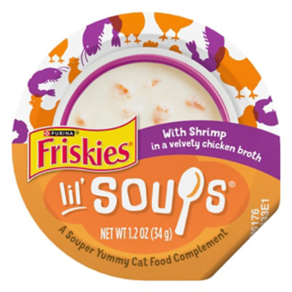 Purina Friskies Lil' Soups With Shrimp Wet Cat Food