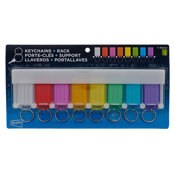 Keychain With Rack, 8 Pack Same-Day Delivery | Dollarama