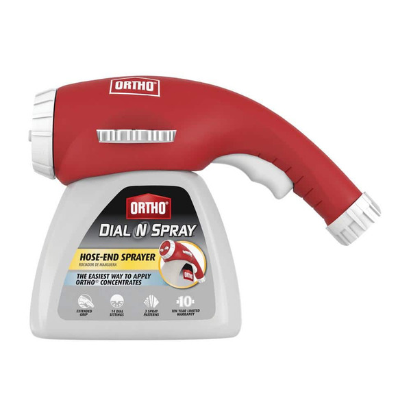 Ortho Dial N Spray Hose-end Sprayer For Liquid Weed And Insect Killer, Fungicide, Fertilizer With 14 Dilution Settings