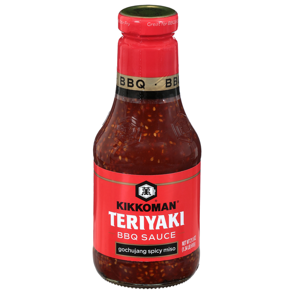 Kikkoman Teriyaki Gochujang Spicy Miso BBQ Sauce
