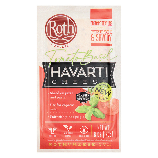 Roth Tomato Basil Havarti Cheese