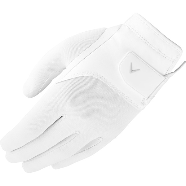 Callaway Women's 2026 Aura Golf Glove, L, Regular, Left Hand - White