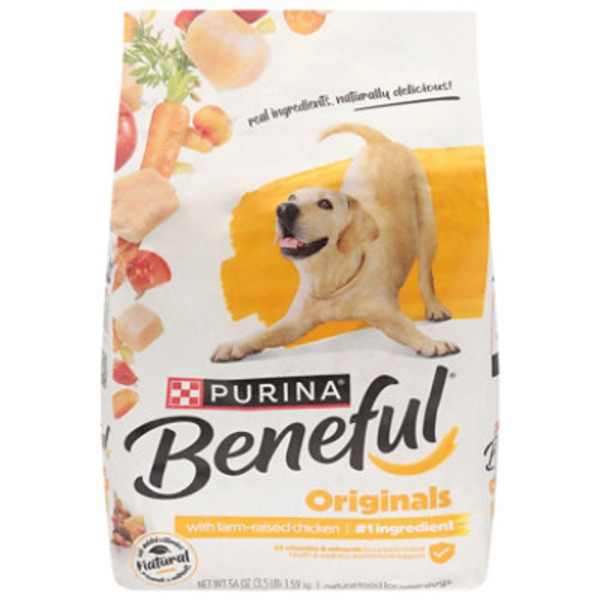 Purina Beneful Purina Beneful Originals With Farm-Raised Chicken Natural Dog Food Dry Recipe With Added Vitamins, Minerals and Nutrients