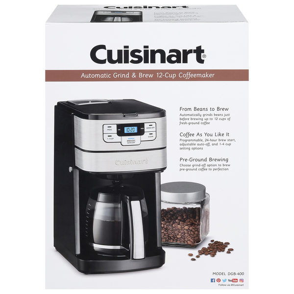 Kohl's Cuisinart Coffeemaker, Automatic Grind Brew, 12-Cup Same