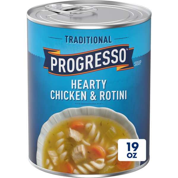 Progresso Traditional, Hearty Chicken & Rotini Canned Soup