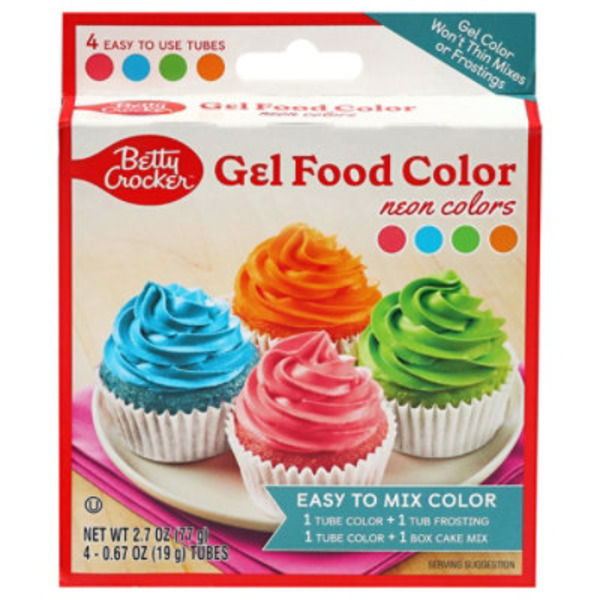 Betty Crocker Food Color, Gel, Neon Colors