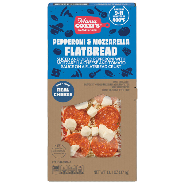 Mama Cozzi's Pizza Kitchen Pepperoni Mozzarella Flatbread Same-Day