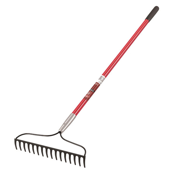 ACE 16 Tine Fiberglass Handle Bow Rake