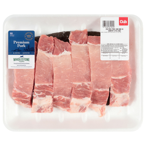 Bone-In Country Style Pork Ribs Family Pack Same-Day Delivery or Pickup ...