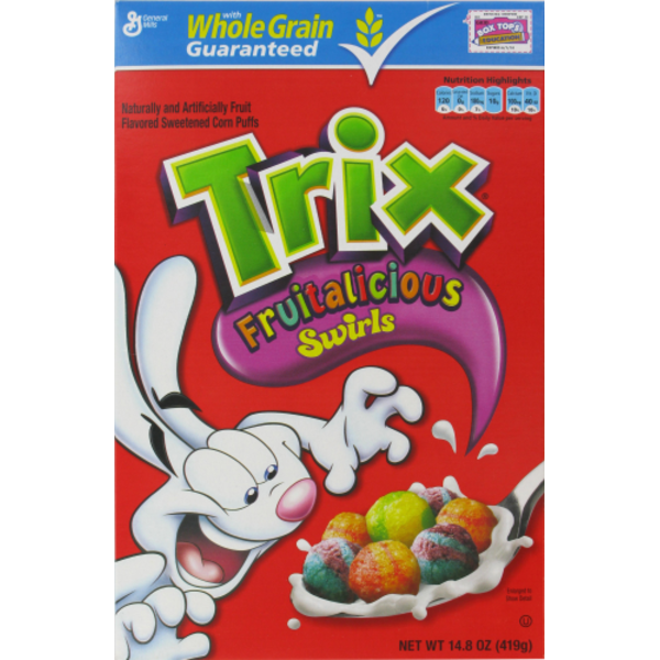 General Mills Trix Cereal General Mills Trix Cereal