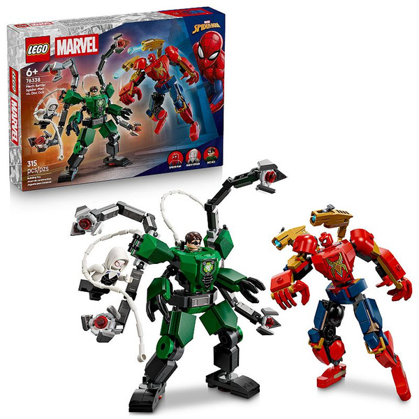 LEGO Marvel Mech Battle: Spider-Man vs. Doc Ock Building Set 76338