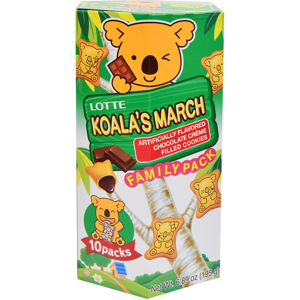 Koala's March Cookies, Chocolate Creme Filled, Family Pack