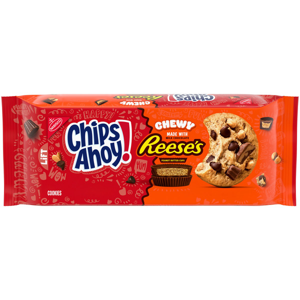 CHIPS AHOY! Chewy Chocolate Chip Cookies With Reese'S Peanut Butter Cups 9.5 oz