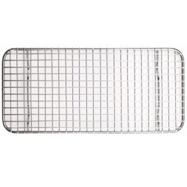 Winco - Wire Sheet Pan Grate, Chrome-Plated - Half (1/2), 16.5" x 12" x 0.5" - 1 Ct.