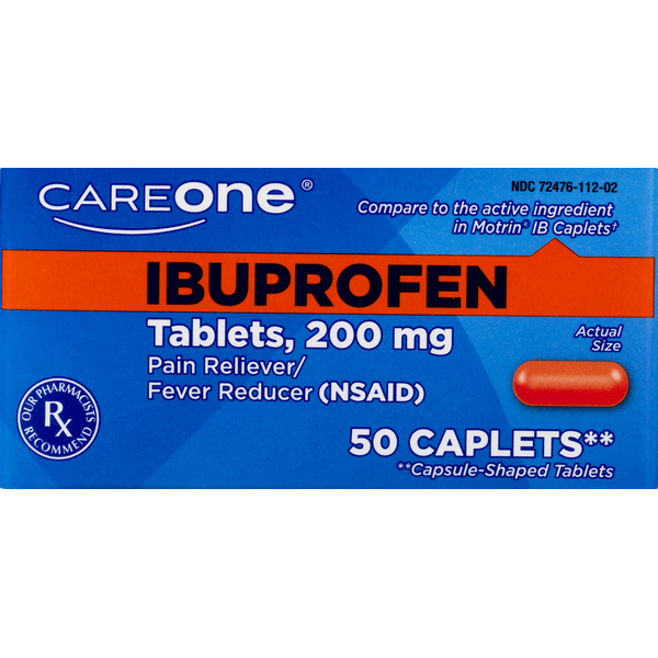 CareOne Ibuprofen Orange Tablets 200mg (50 each) Instacart