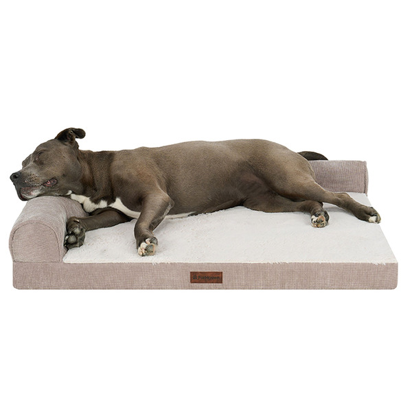 Fur Haven Memory Foam Bed, Large - Brown