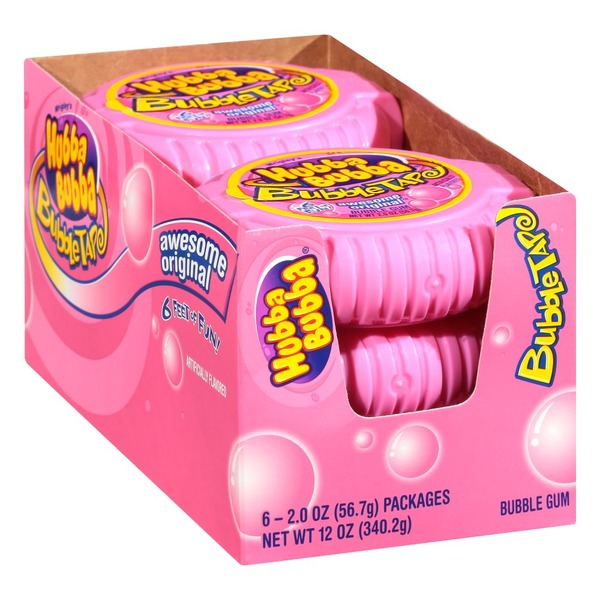 Hubba Bubba - Bubble Table, Original - 6 Ct